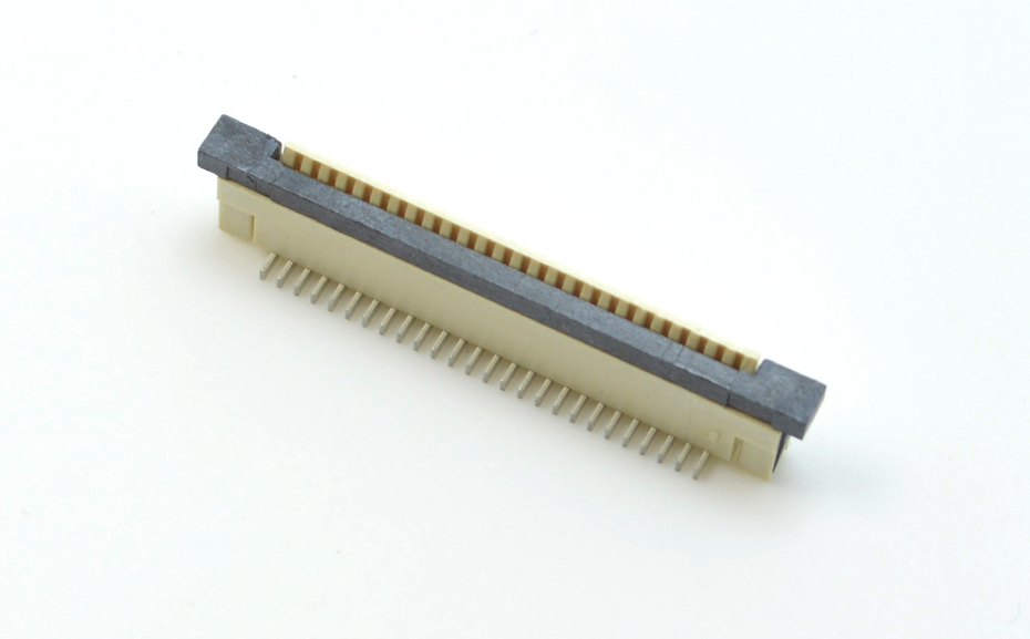 fpc连接器pcb封装1mm-fpc 36连接器-fpc带扣连接器-宏利