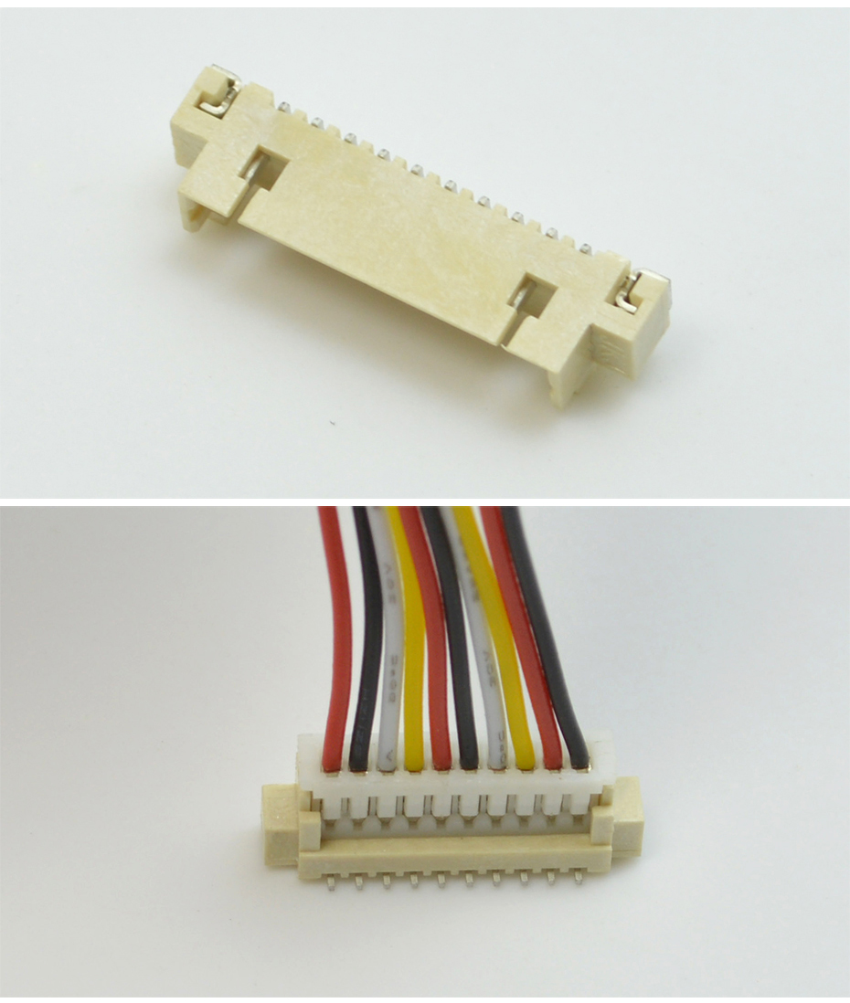 投影仪方案研发PCB板1.25MM间距5P立式贴片连接器环保耐高温盐雾,宏利