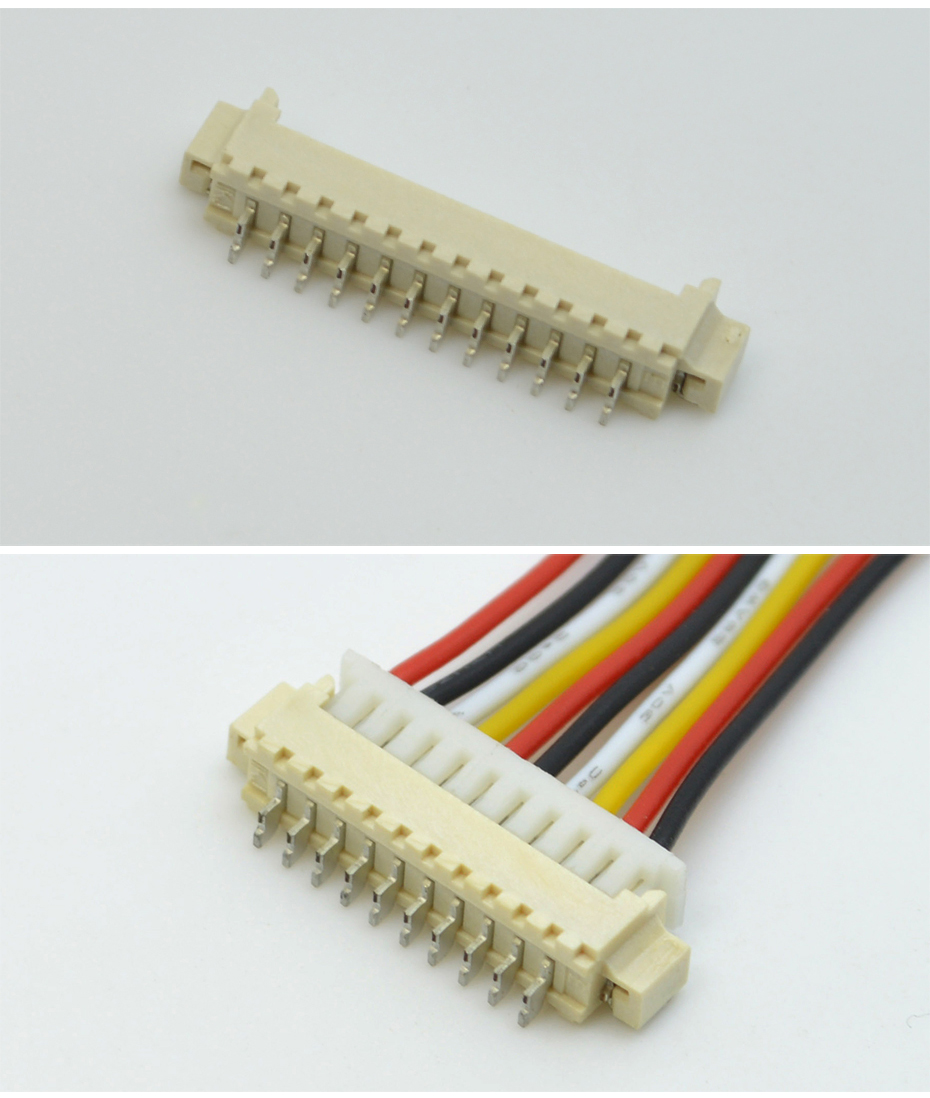 MX1.25-5P立卧式贴片插座SMT针座wafer端子接插件 条型连接器